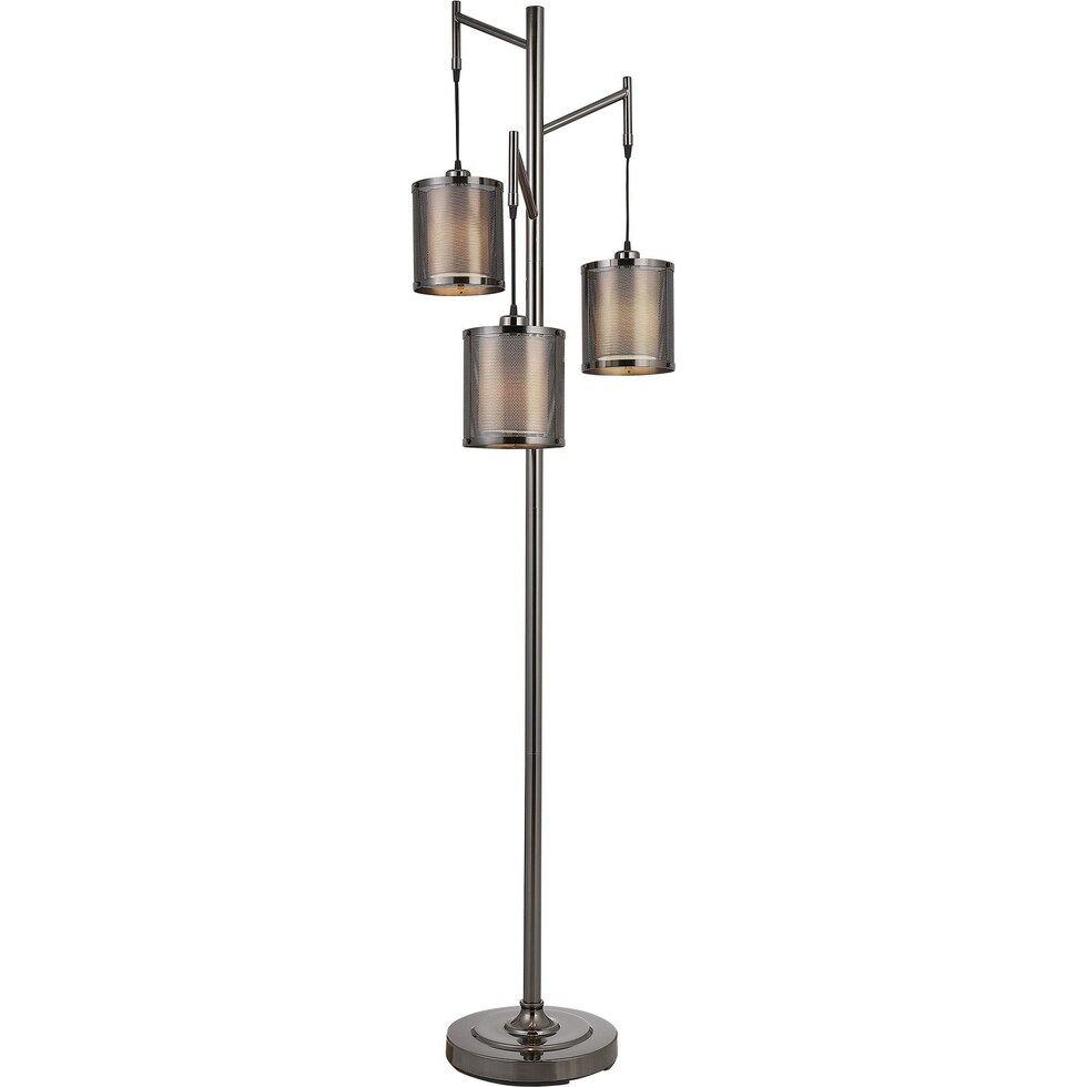jazmin dark brown floor lamp   
