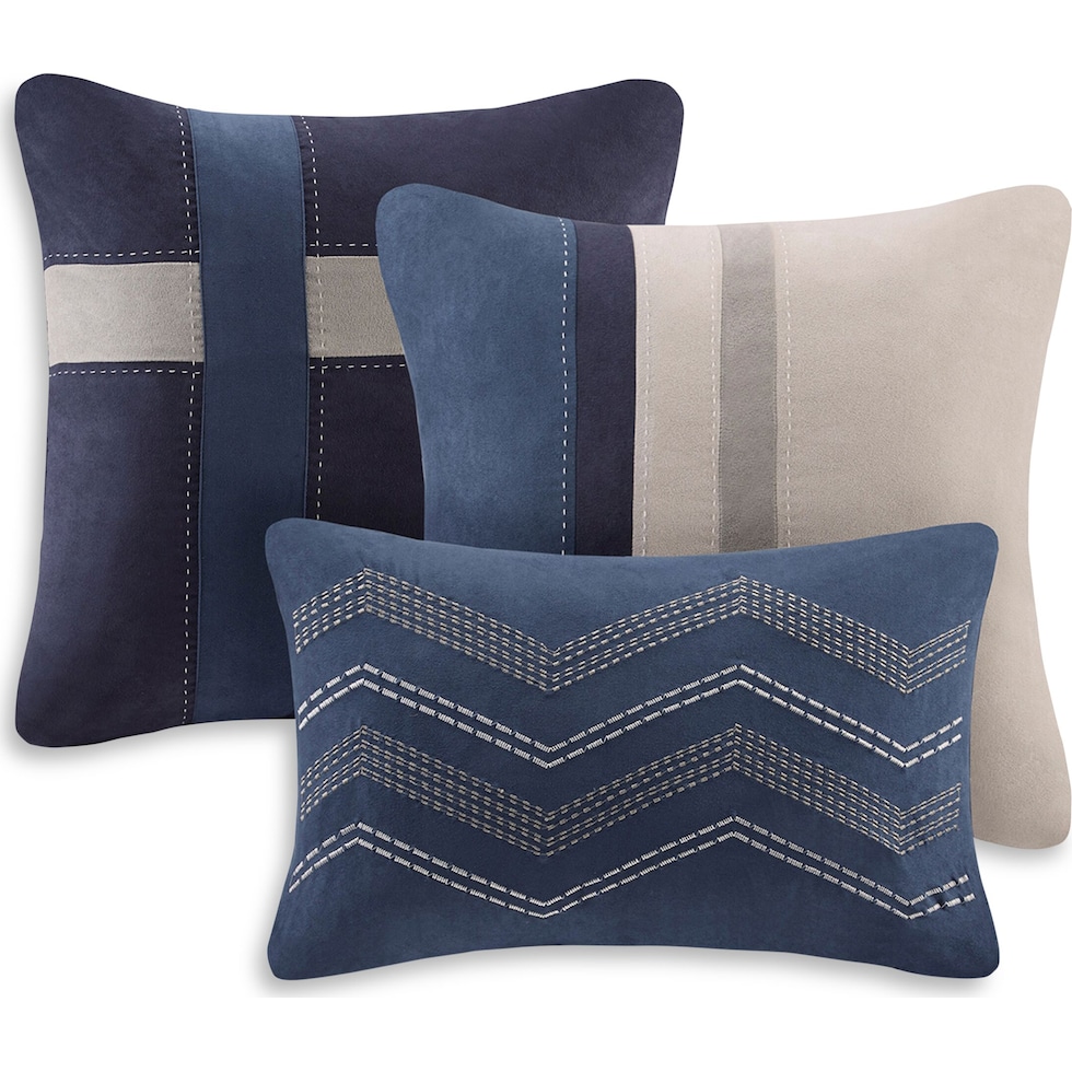 jeffries blue california king bedding set   
