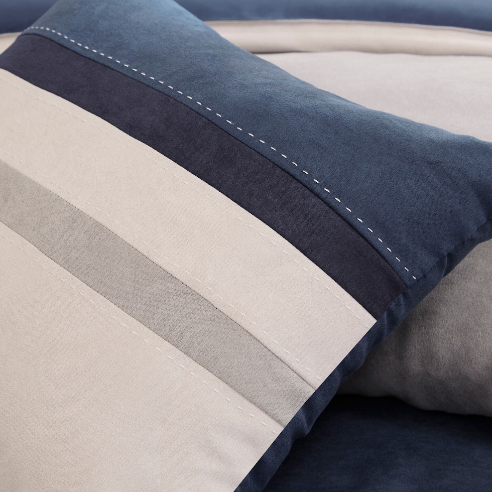 jeffries blue california king bedding set   