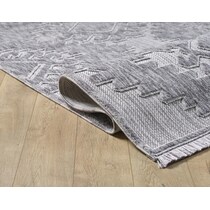 jeni gray area rug  x    