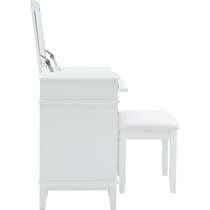 jenna white vanity desk   