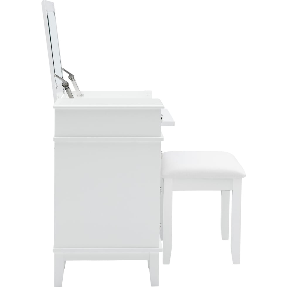 jenna white vanity desk   