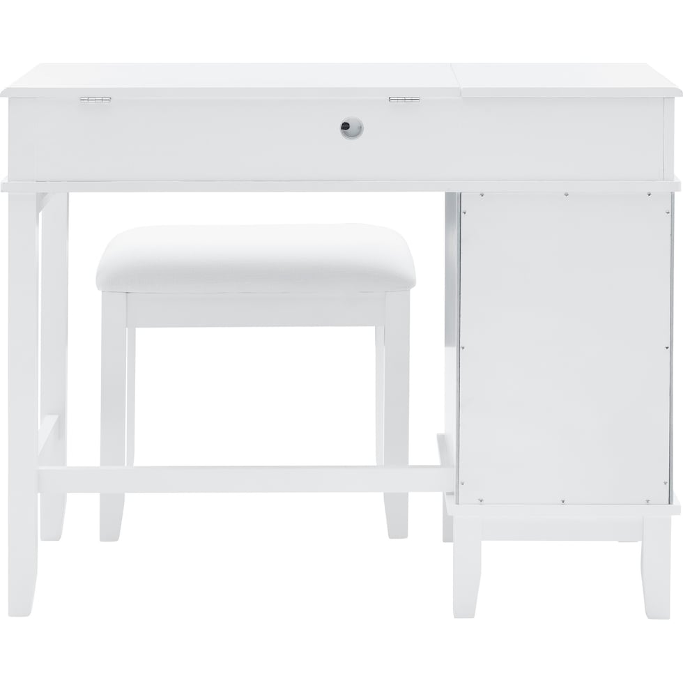 jenna white vanity desk   