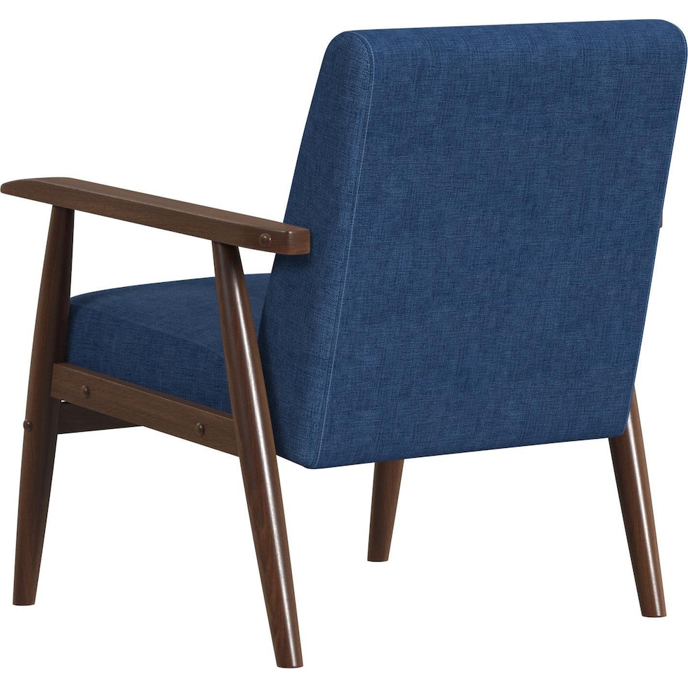 jennings blue accent chair   