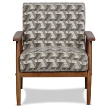 jennings flannel accent chair   