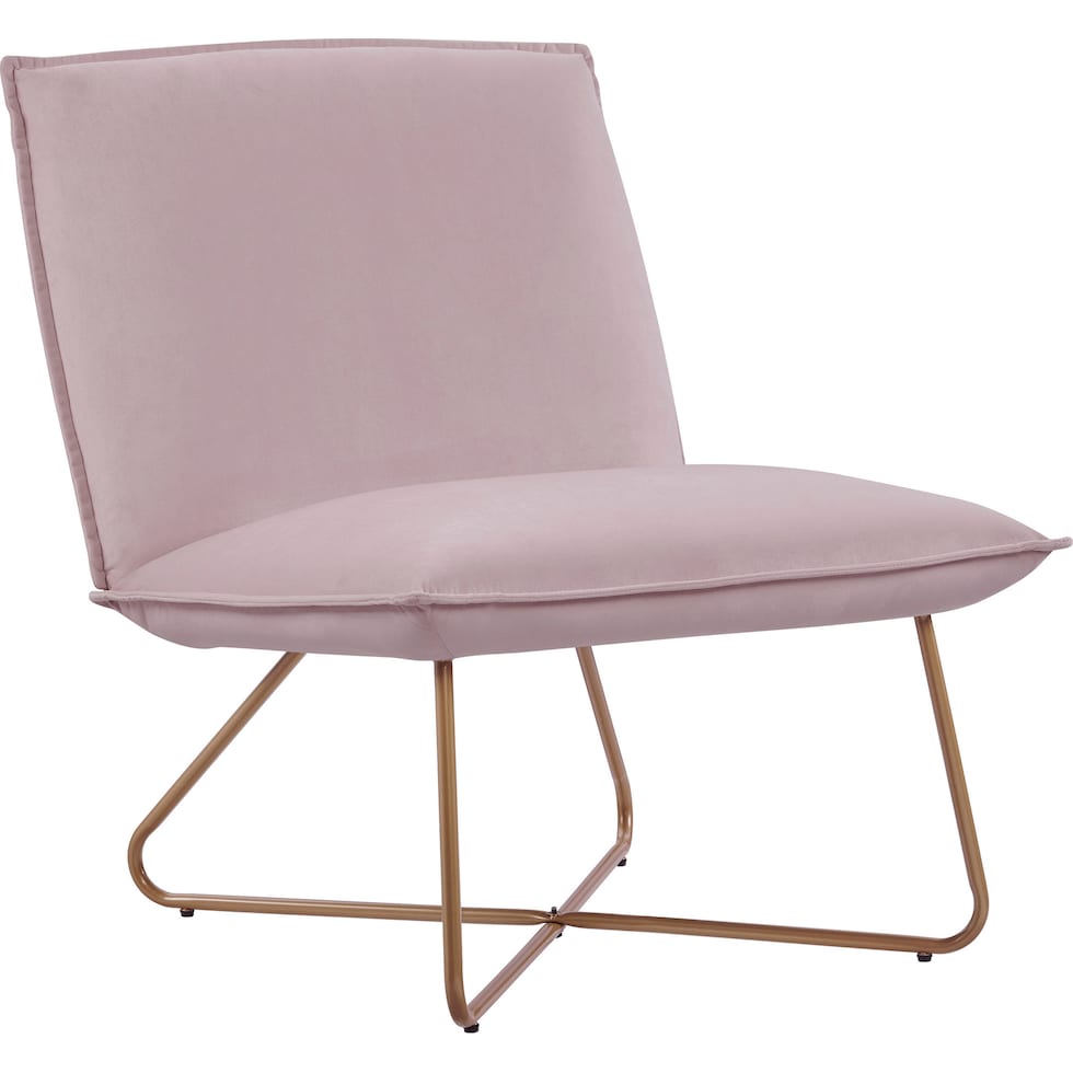 jeno pink accent chair   