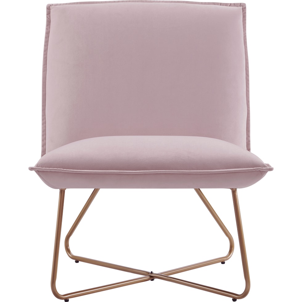 jeno pink accent chair   