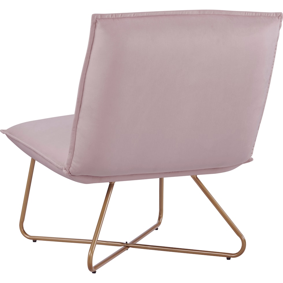 jeno pink accent chair   