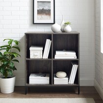 jerry dark brown bookcase   