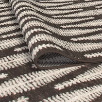 jessa dark brown area rug  x    
