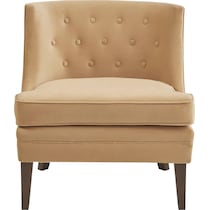 jessamy gold accent chair   
