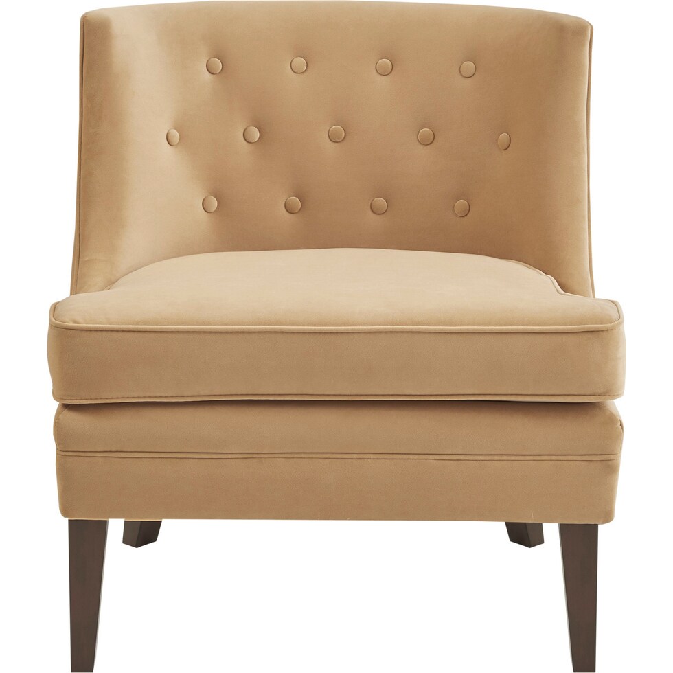 jessamy gold accent chair   