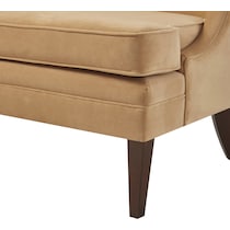 jessamy gold accent chair   