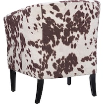 jethro cow print accent chair   