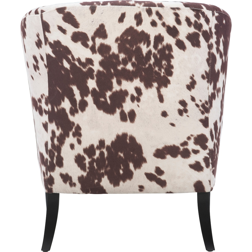 jethro cow print accent chair   