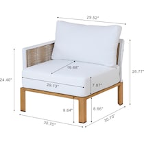 jetty white  pc outdoor living   