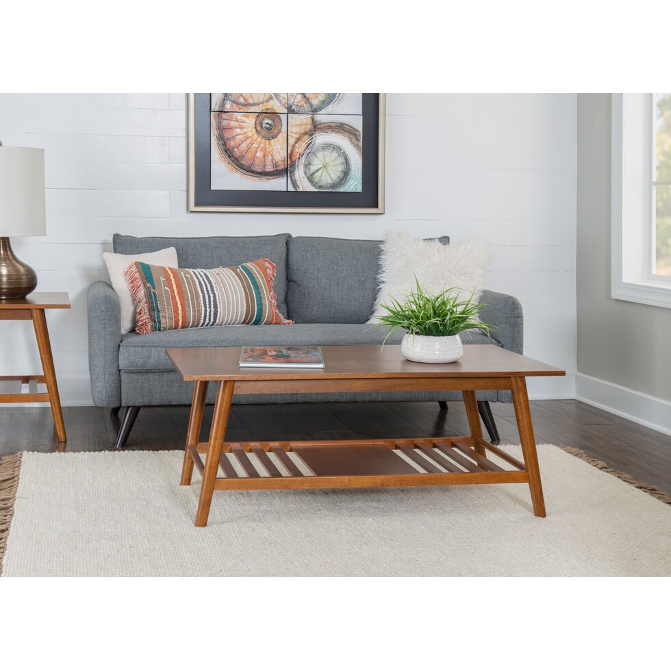 jillian dark brown coffee table   