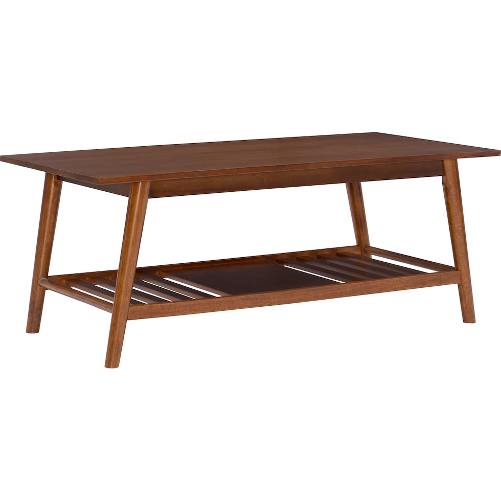 jillian dark brown coffee table   