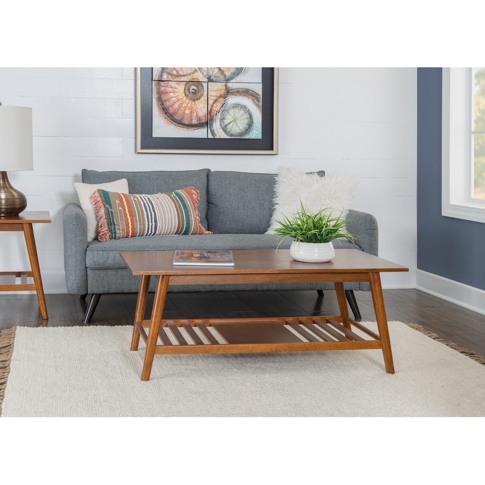 jillian dark brown coffee table   