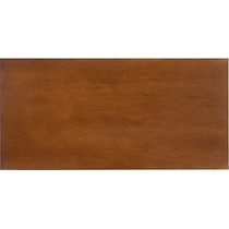 jillian dark brown coffee table   