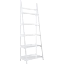jillian white bookcase   