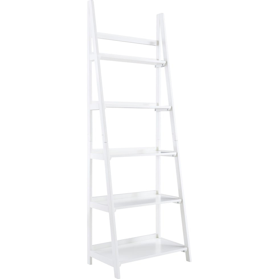 jillian white bookcase   