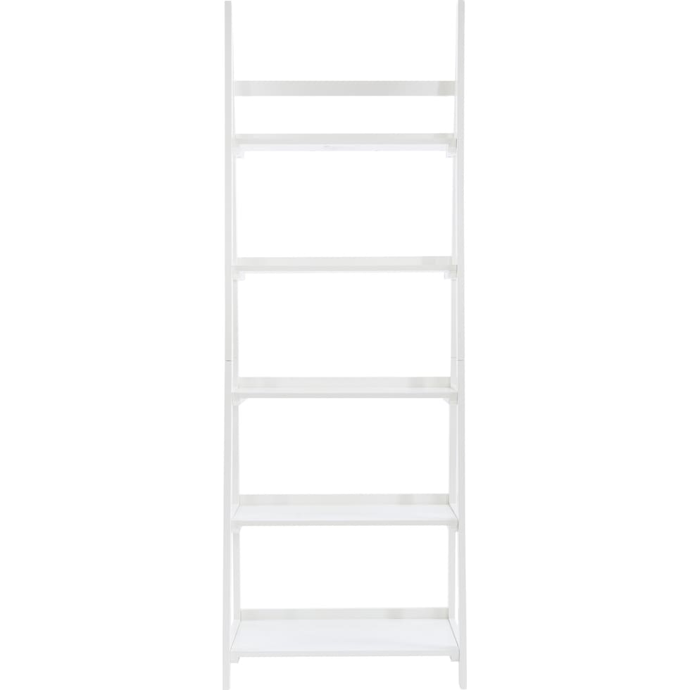 jillian white bookcase   