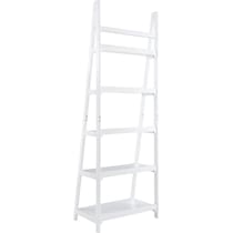 jillian white bookcase   