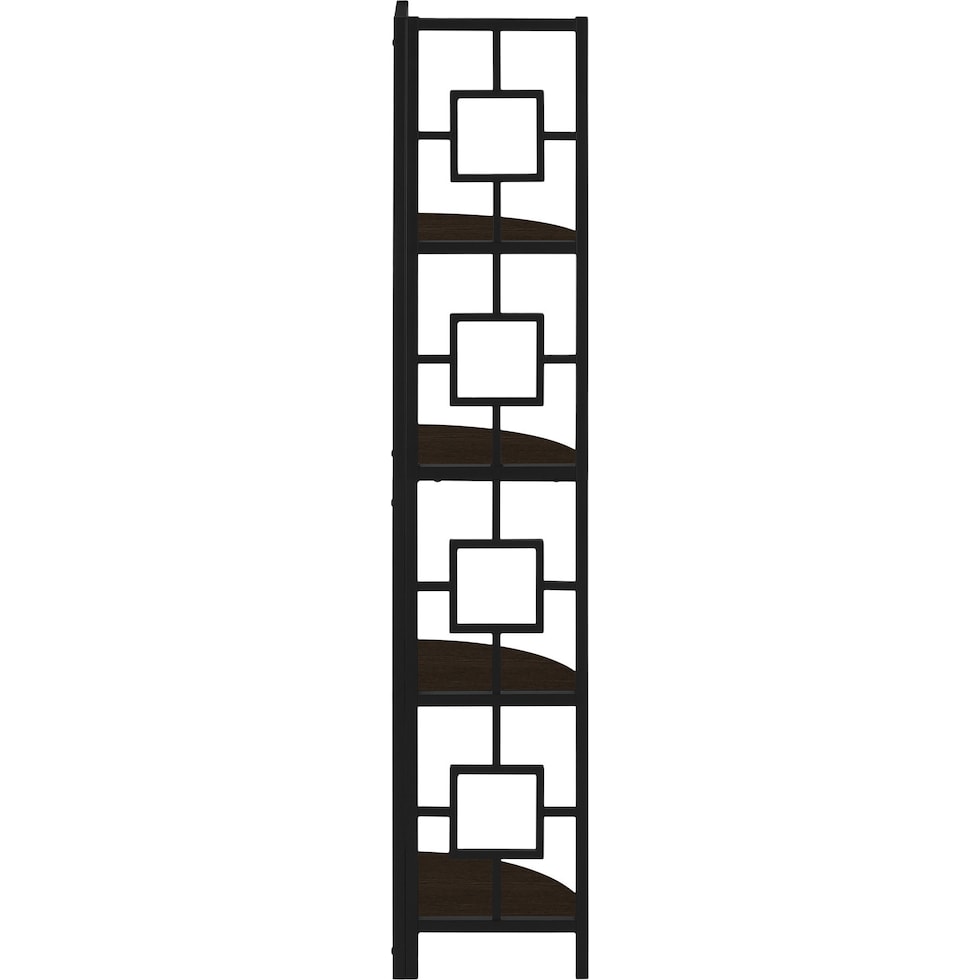 jimmie dark brown etagere   