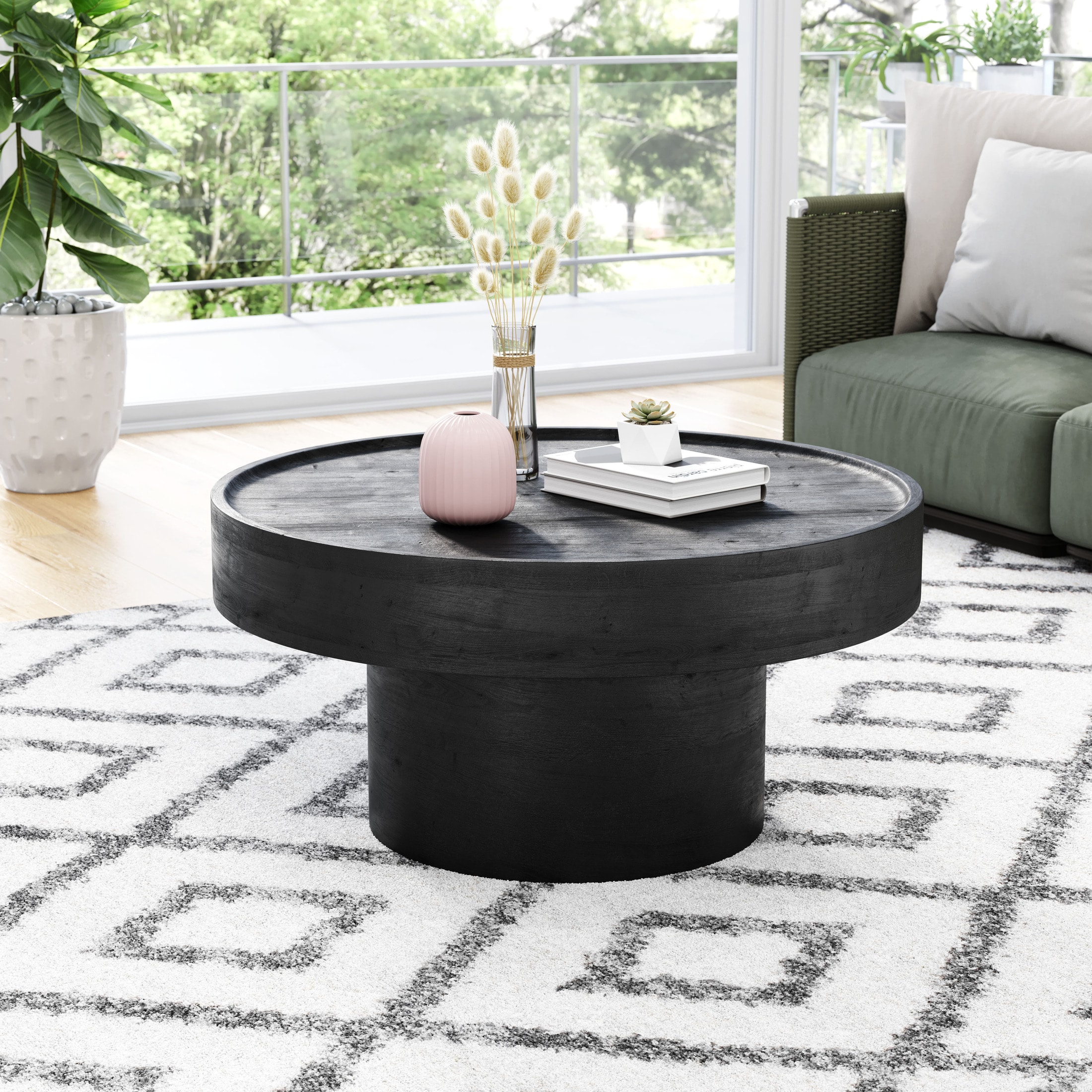 equa black coffee table