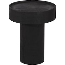 jindra black side table   