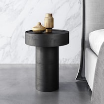 jindra black side table   