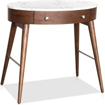 jiselle light brown desk   