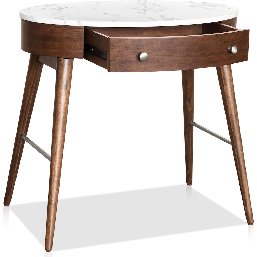 jiselle light brown desk   