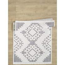 jiselle white gray area rug  x    