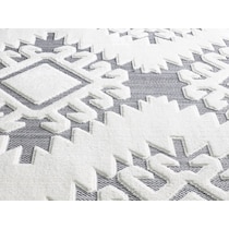 jiselle white gray area rug  x    