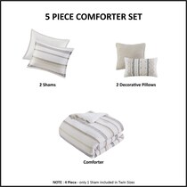 joanna neutral king california king bedding set   