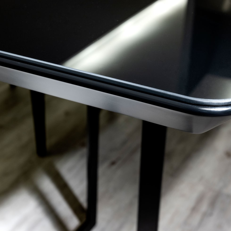 joaquin black dining table   