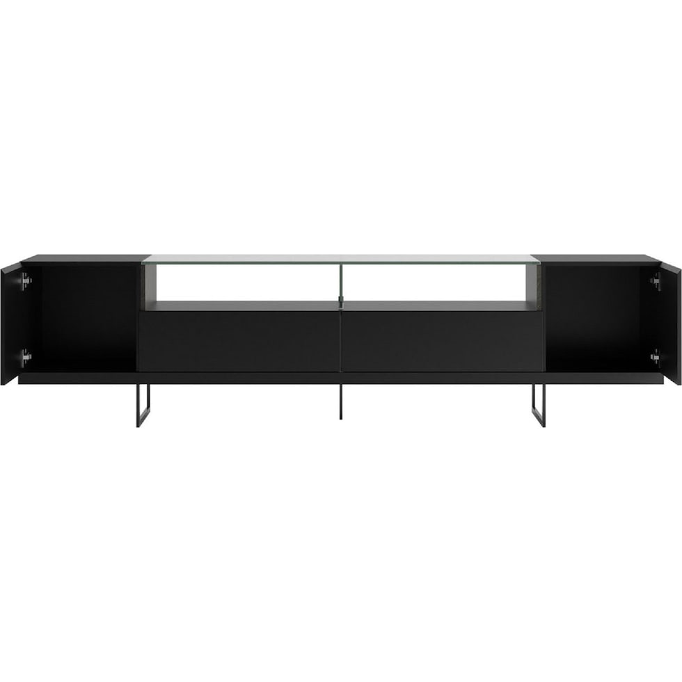 joaquin black tv stand   