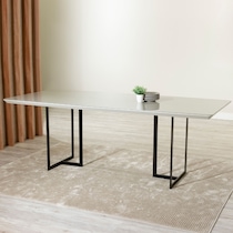 joaquin off white saddle  pc dining room   