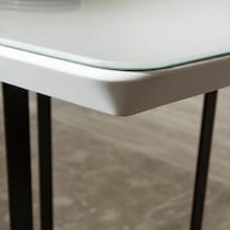 joaquin off white saddle  pc dining room   