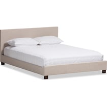 jody neutral queen bed   