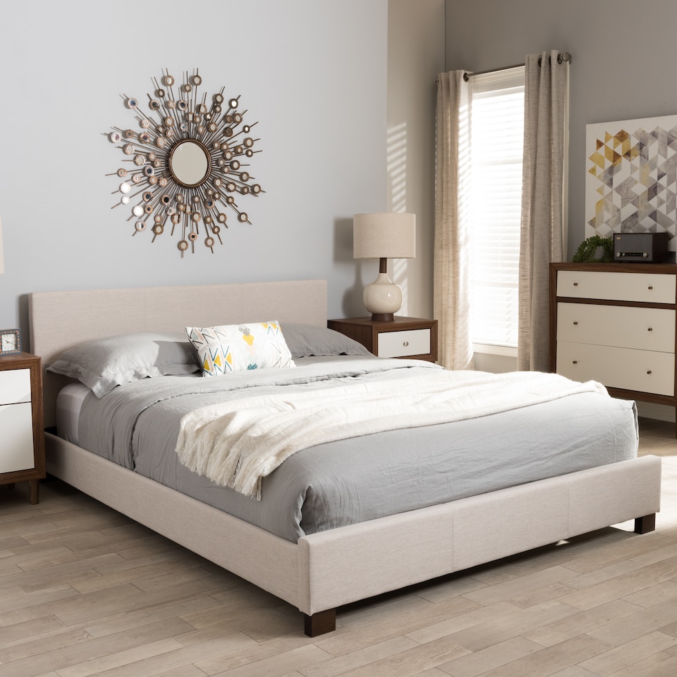 jody neutral queen bed   