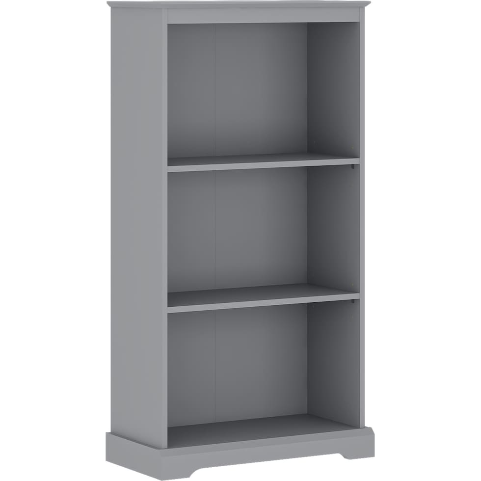 joelle gray bookcase   