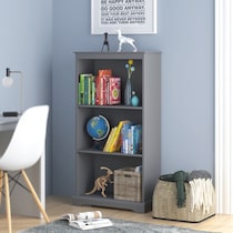 joelle gray bookcase   