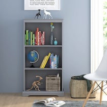 joelle gray bookcase   