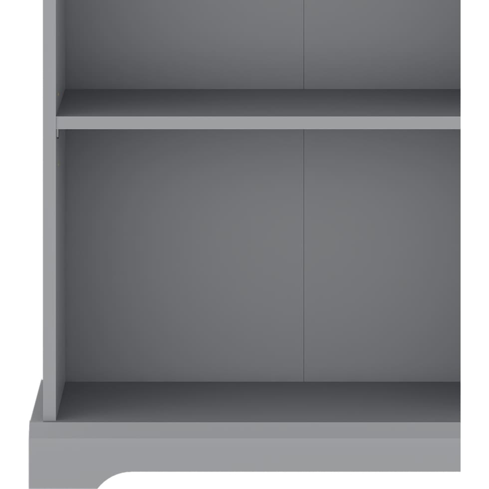 joelle gray bookcase   