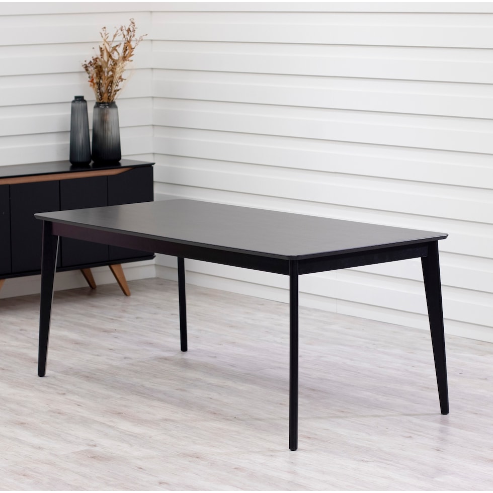 johansson black dining table   