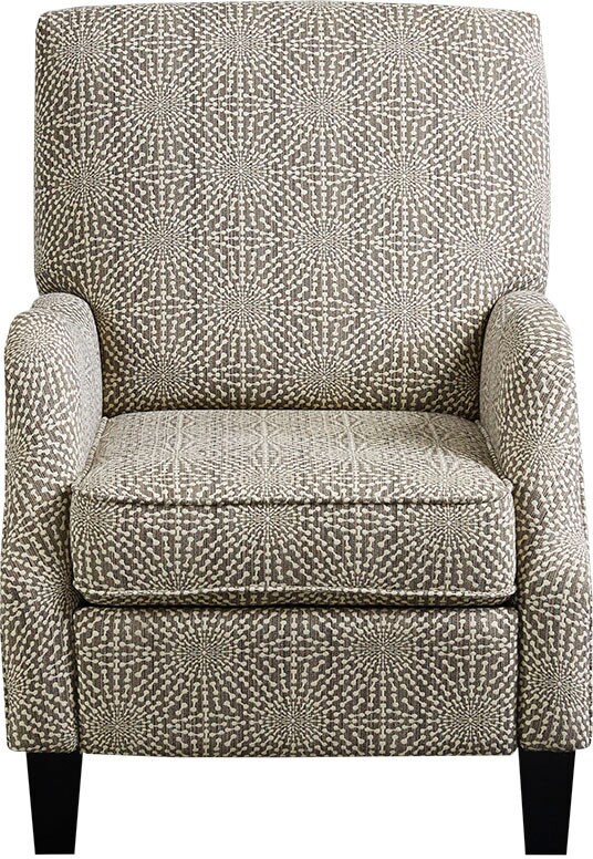 beige push back recliner