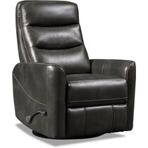 jones gray manual recliner   